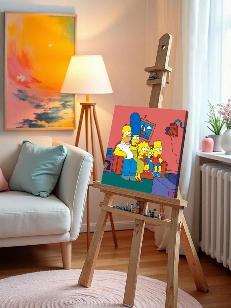 Картина по номерам «Симпсоны» — картинка 9