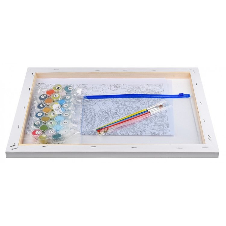 Картина по номерам «Нарциссы» — картинка 3