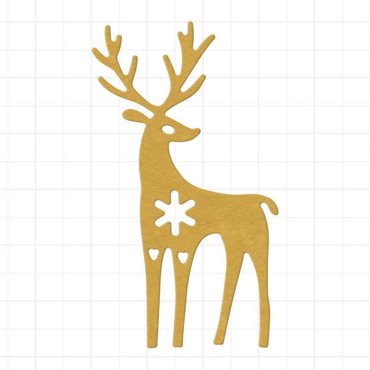 Нож для вырубки «Олень», 3,5x6 см, Mr.Painter — картинка 2