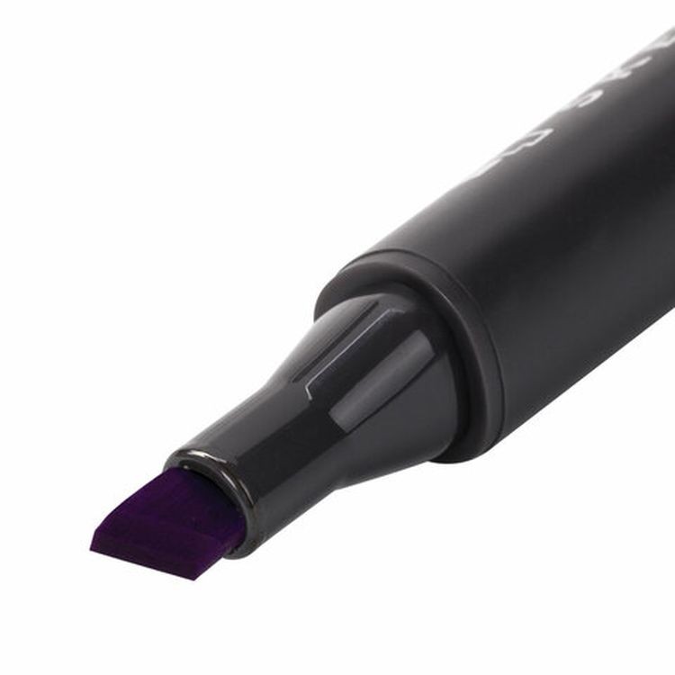 Маркер для скетчинга двусторонний 1 мм - 6 мм BRAUBERG ART CLASSIC, цвет: сине-фиолетовый — картинка 3