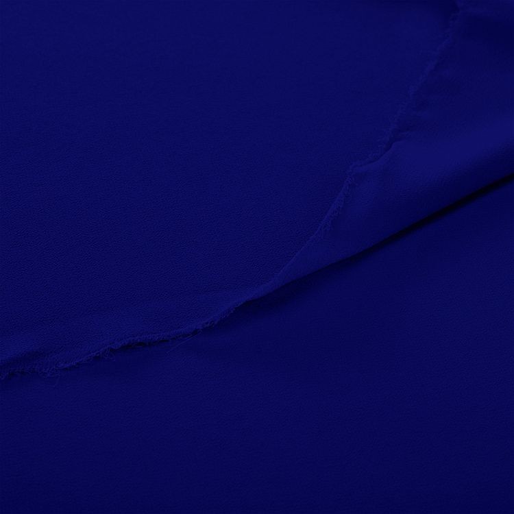 Ткань Креп-шифон, 5 м, ширина 150 см, 105 г/м2, цвет: кобальт, TBY — картинка 4