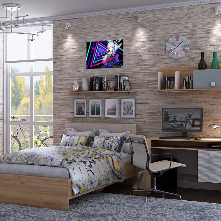 Картина по номерам «Неон Аяка» — картинка 3