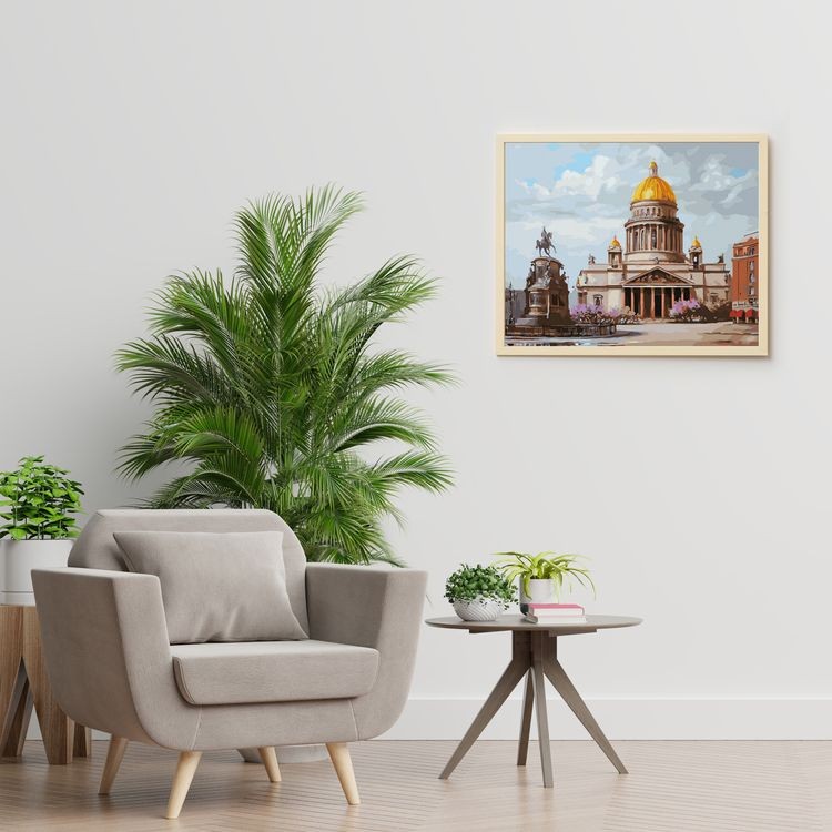 Картина по номерам «Санкт Петербург. Исаакиевская площадь» — картинка 4