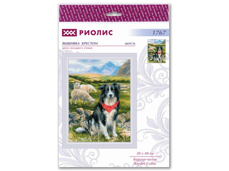 Набор для вышивания «Бордер-колли» — картинка 6