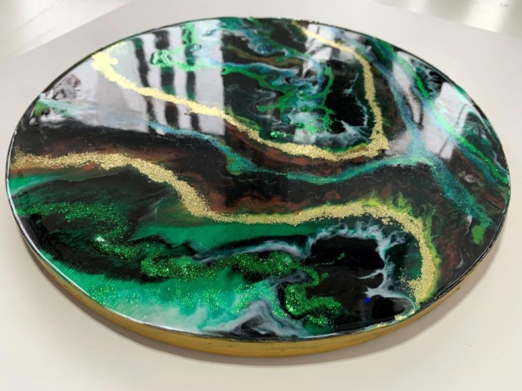 Набор для рисования эпоксидной смолой Изумруд, Lara-Art — картинка 2