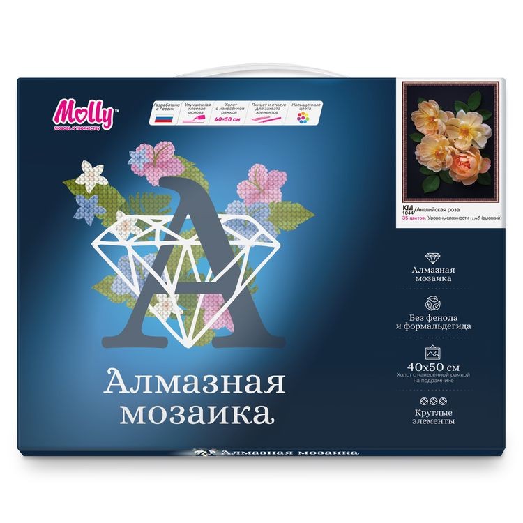 Алмазная вышивка «Английская роза» — картинка 4