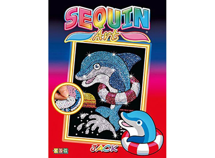 Мозаика из пайеток «Дельфин» — картинка 2