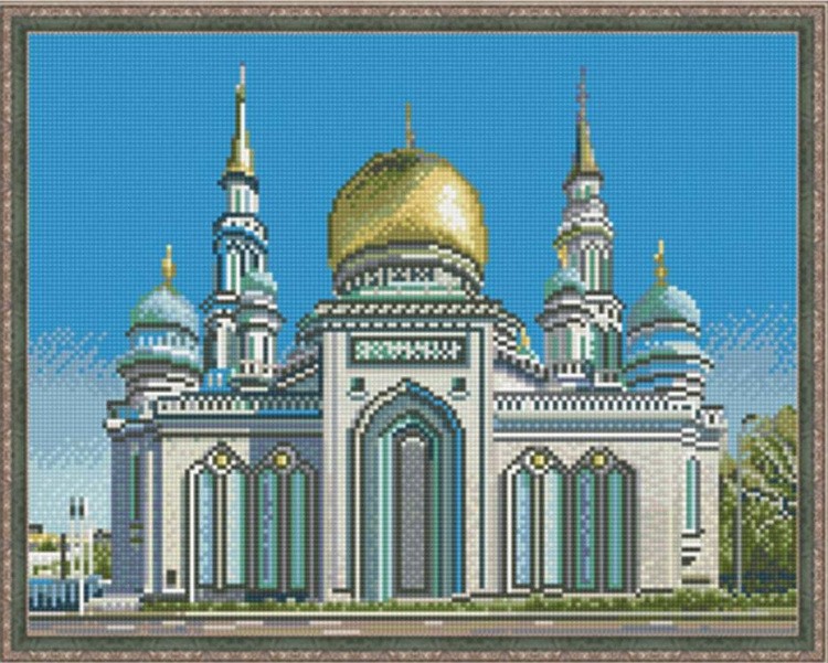 Алмазная вышивка «Московская соборная мечеть»
