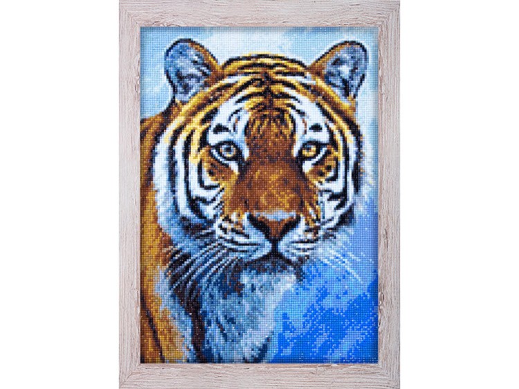 Алмазная вышивка «Спокойствие тигра» — картинка 3