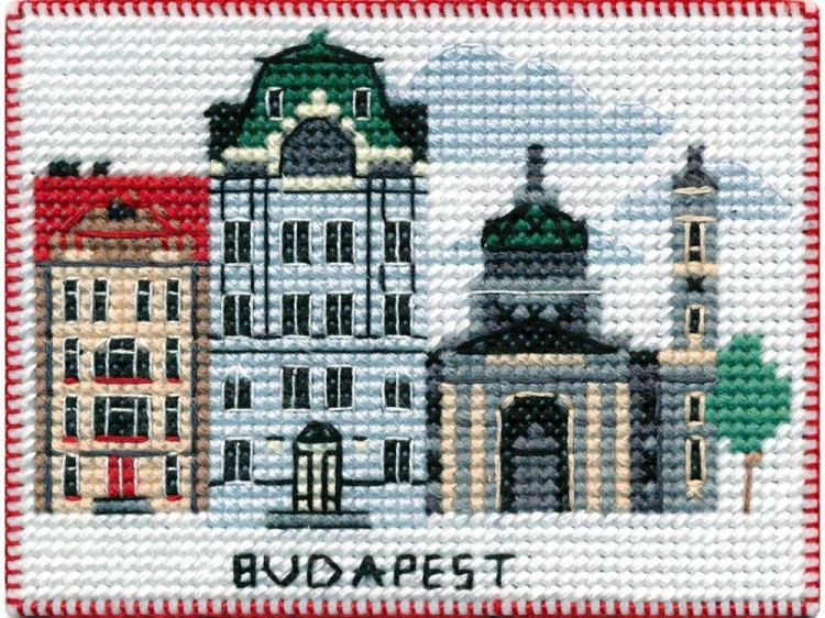 Набор для вышивания «Магнит. Столицы мира. Будапешт»