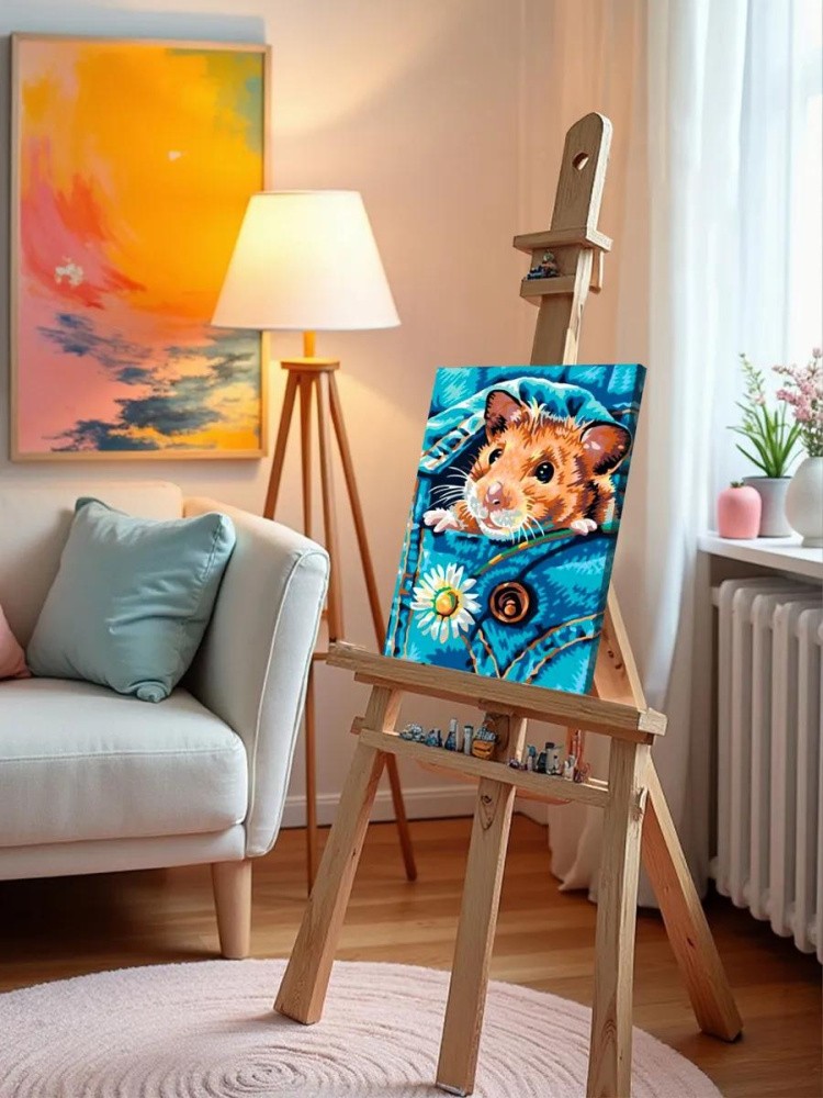 Картина по номерам «Хомячок» — картинка 10