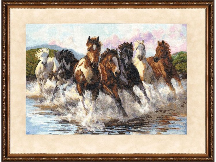 Набор для вышивания «В танце водяных брызг» — картинка 2