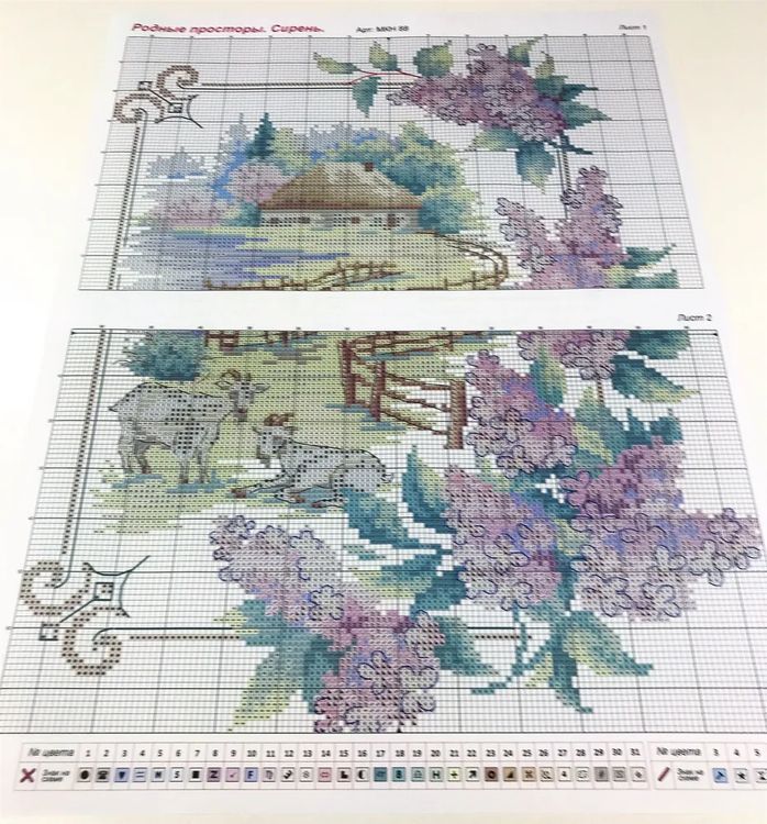 Набор для вышивания «Родные просторы. Сирень» — картинка 8