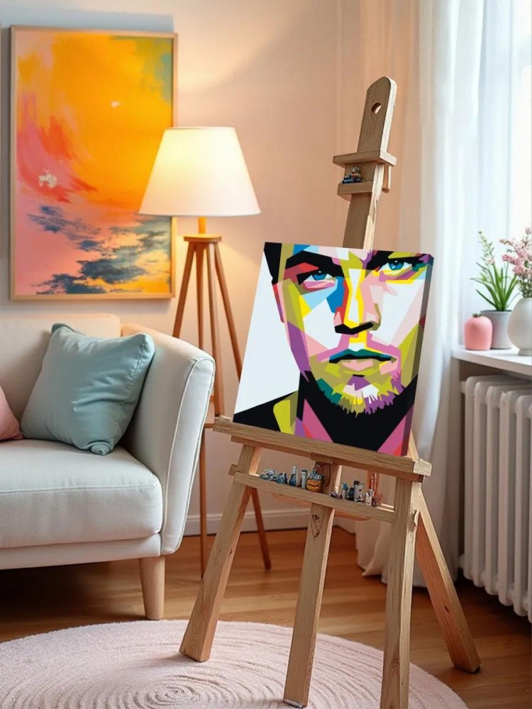 Картина по номерам «Леонардо ди Каприо» — картинка 9