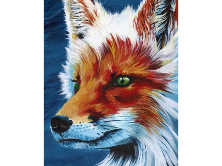 Алмазная вышивка «Янтарная хищница» — картинка 2