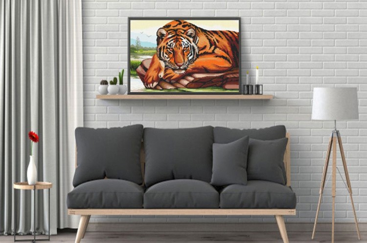 Алмазная вышивка «Хозяин тайги» — картинка 2