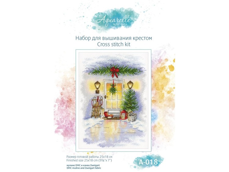 Набор для вышивания «Новогодняя дверь» — картинка 5