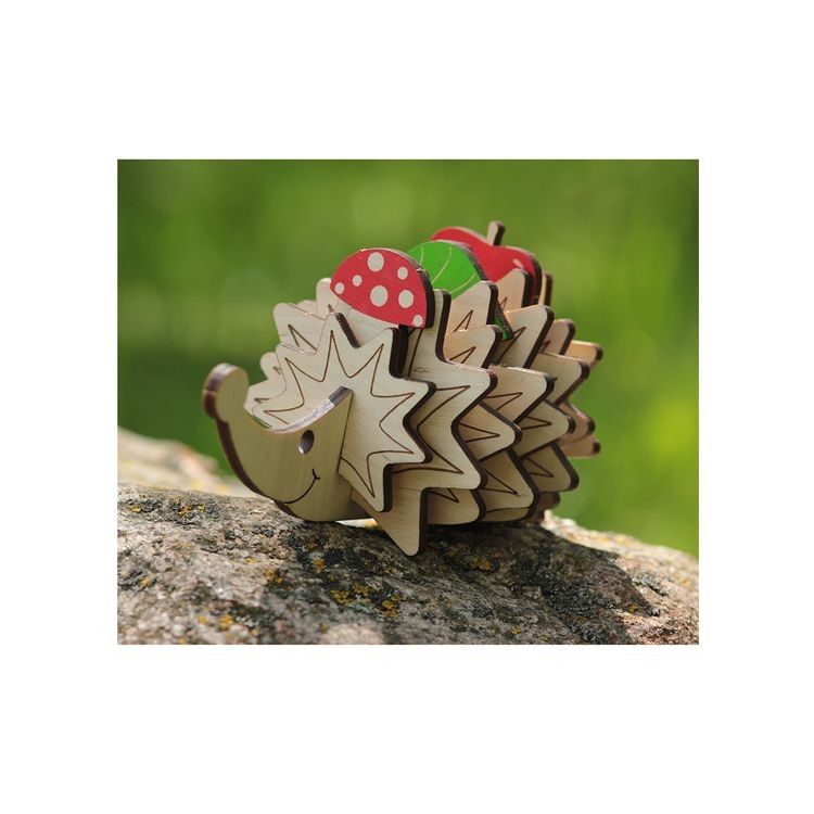 Деревянный набор «Ёж Тимофей», WOODY — картинка 3