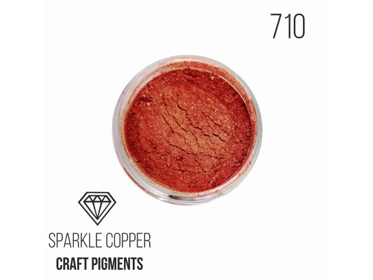 Пигмент минеральный искрящаяся медь (Sparkle copper) 25 мл, CraftPigments