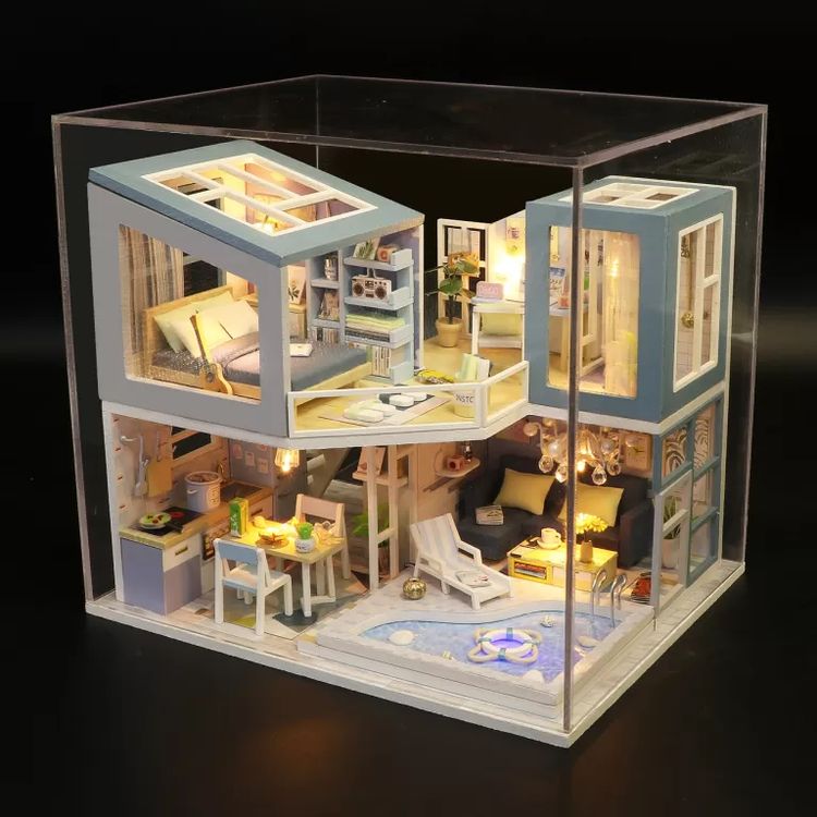 Миниатюрная сборная модель (румбокс) «Первая встреча» — картинка 2