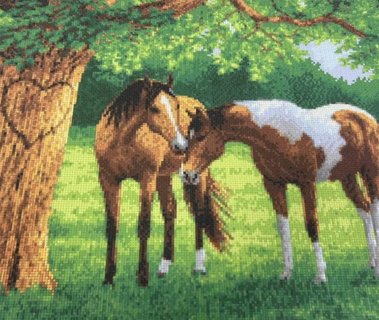 Рисунок на ткани «У дуба» — картинка 4