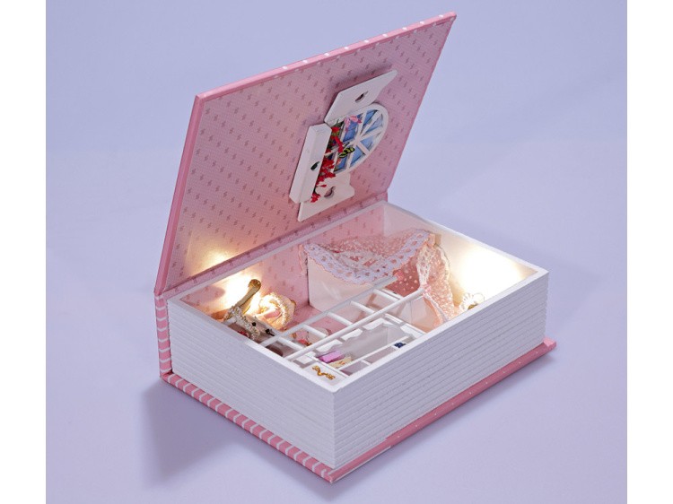 Набор для создания миниатюры (румбокс) «Розовый дневник» — картинка 2