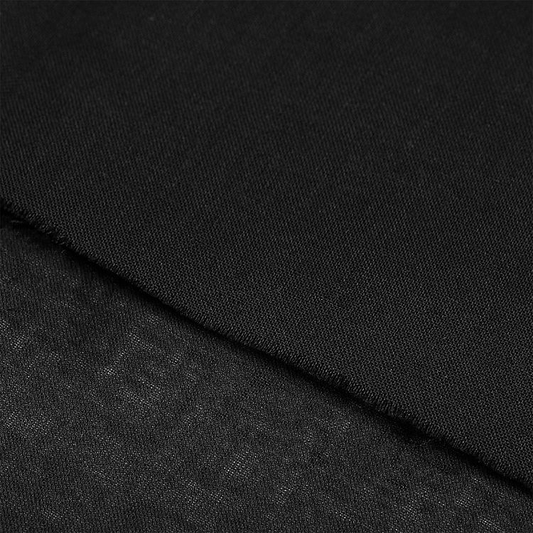 Ткань Батист, 5 м х 150 см, 72 г/м², цвет: черный, TBY — картинка 5