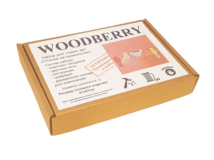 Набор для творчества STRING ART «Птички на проволочке» — картинка 2