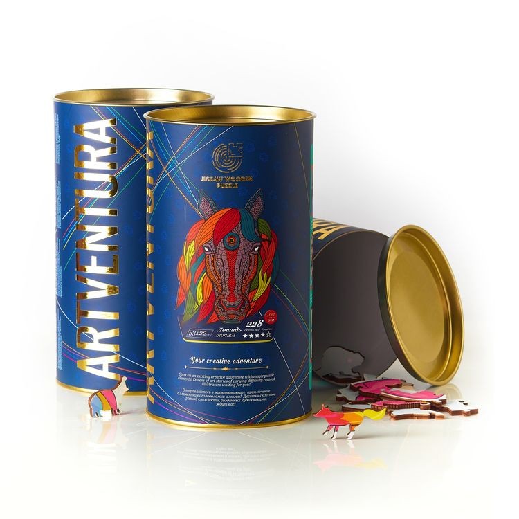 Деревянные пазлы Артвентура «Лошадь тотем» — картинка 4