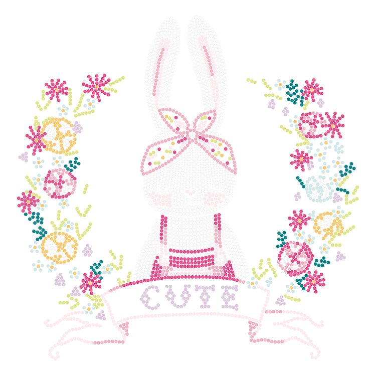 Алмазная вышивка «Милая зайка» — картинка 2