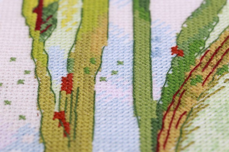 Набор для вышивания «Акварельный ирис» — картинка 4