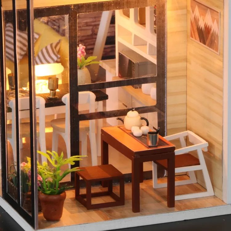 Миниатюрная сборная модель (румбокс) «Комната Модерн» — картинка 3