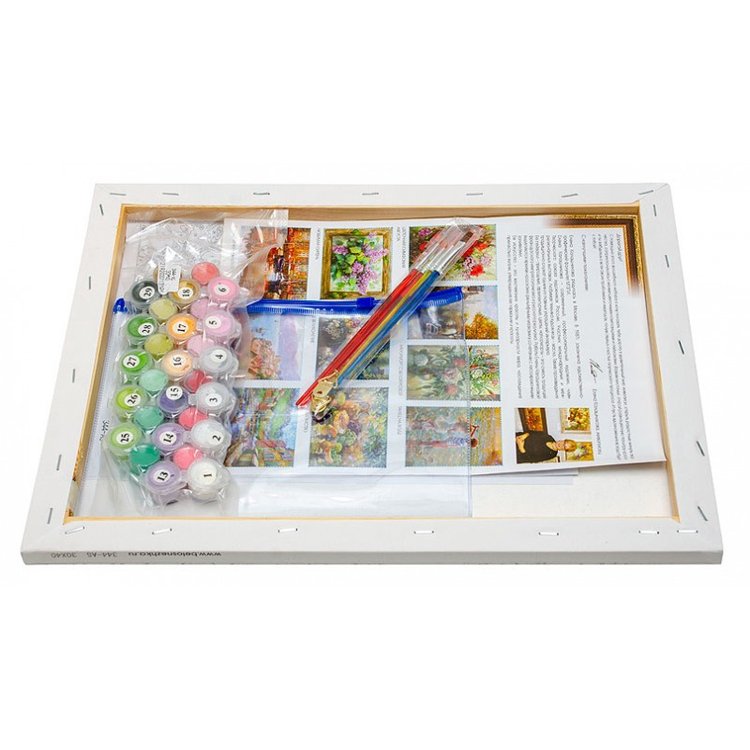 Картина по номерам «Париж. Монмартр» — картинка 3