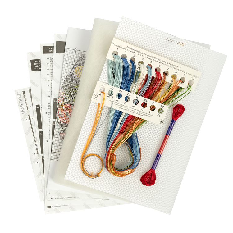 Набор для вышивания «Новогодняя игрушка. Праздник к нам приходит» — картинка 3