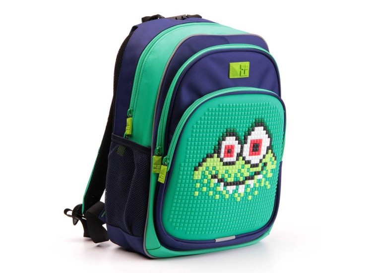 Рюкзак 4ALL Kids с битами, сине-зеленый — картинка 2