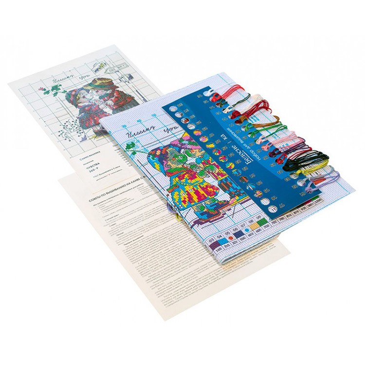 Подушка «Чувства» (канва розовая) — картинка 2