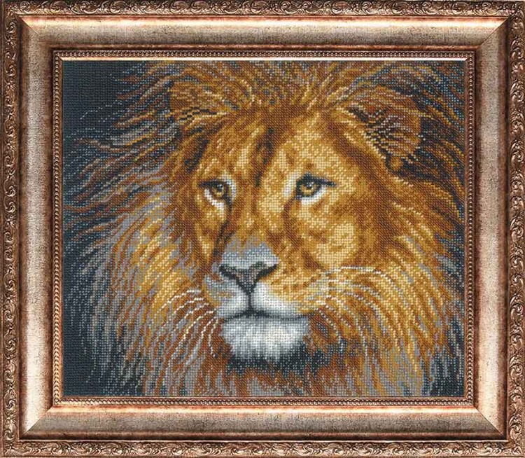 Набор вышивки бисером «Лев» — картинка 2