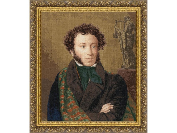 Набор для вышивания «Портрет поэта Пушкина А.С. 1827г.» — картинка 2