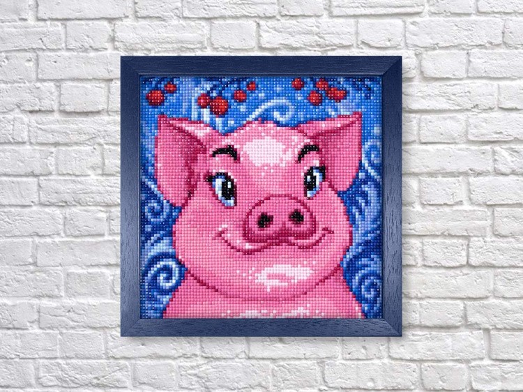 Алмазная вышивка «Свинка» — картинка 3