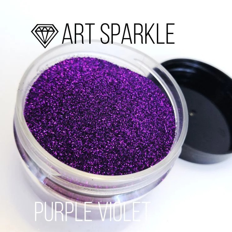Глиттер мелкий Purple, 50 г, Craftsmen.store — картинка 2