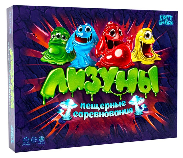 Настольная игра «Лизуны. Пещерные соревнования» — картинка 2