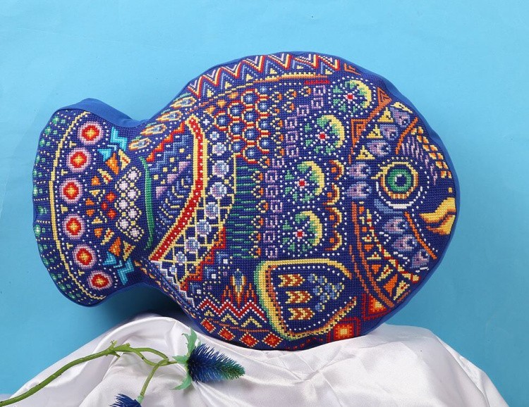 Набор для вышивания «Подушка. Моя рыбка» — картинка 3