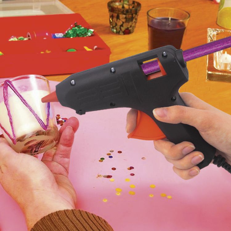 Клеевые стержни, диаметр 11 мм, длина 100 мм, цветные (ассорти), с блестками, комплект 12 шт., 6 цв., Brauberg — картинка 3