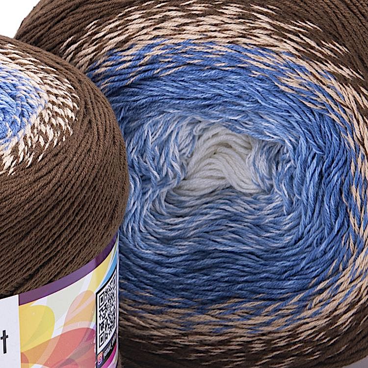 Пряжа YarnArt Flowers (320), мультиколор, 5 шт. по 200 г — картинка 2