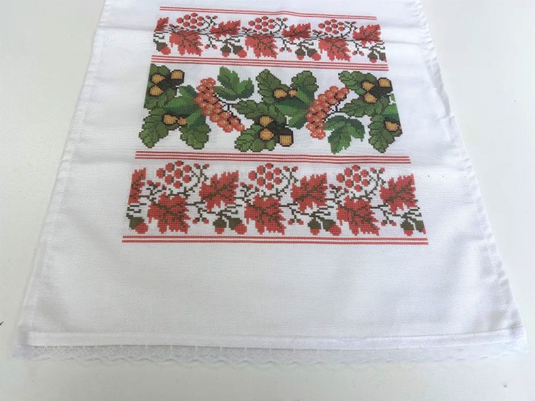Набор для вышивания «Рушник свадебный с дубом и калиной» 1,5 м для вышивки крестом — картинка 8