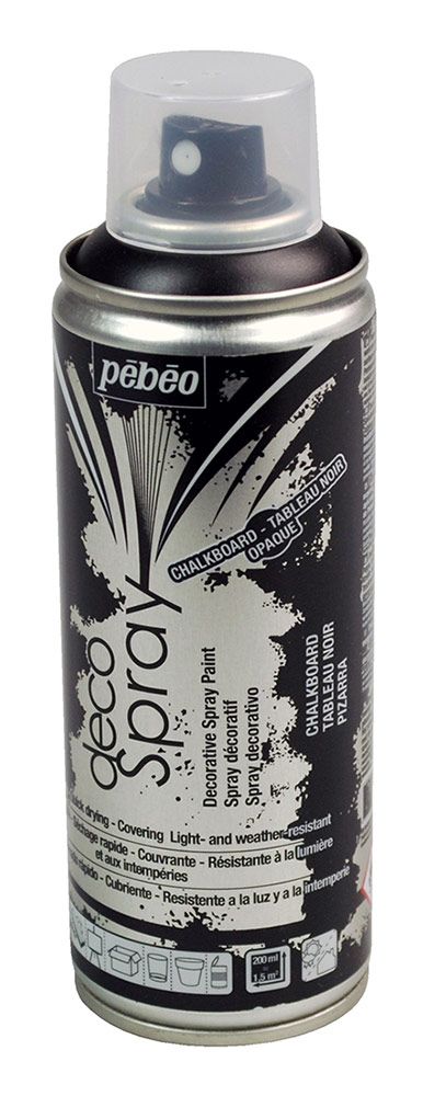 Краска с эффектом грифельной доски decoSpray, 094003 Черный