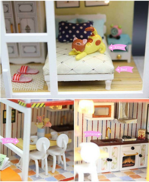 Набор для создания миниатюры (румбокс) «Загородный домик» — картинка 5