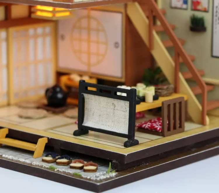 Сборная модель Румбокс. Миниатюрный Японский домик — картинка 12