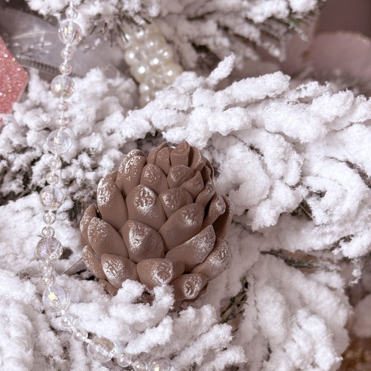 Силиконовый молд - Шишка, h 6,2см, 1 шт. — картинка 3