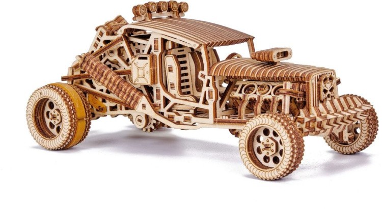 Механическая сборная модель из дерева «Безумный Багги», Wood Trick — картинка 7